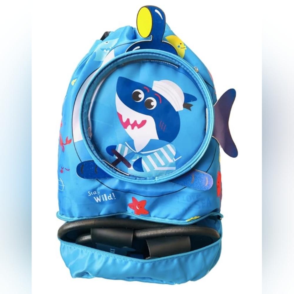 🆕️🦈 YOUTH SHARK SWIM/BEACH, WET/DRY BAG 🦈